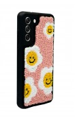 Samsung S21 FE Smile Flowers Tasarımlı Punch Telefon Kılıfı