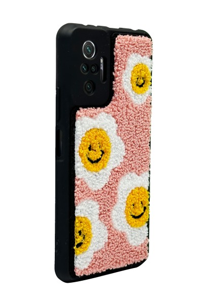 Xiaomi Redmi Note 10 Pro Smile Flowers Tasarımlı Punch Telefon Kılıfı