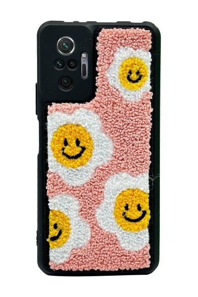Xiaomi Redmi Note 10 Pro Smile Flowers Tasarımlı Punch Telefon Kılıfı