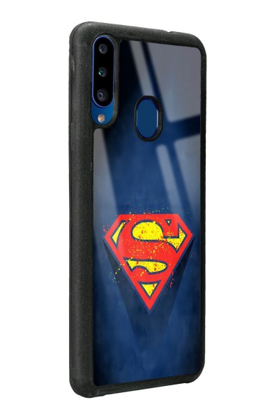 A20s Uyumlu Superman Tasarımlı Glossy Telefon Kılıfı