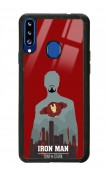 A20s Uyumlu Tony Stark Tasarımlı Glossy Telefon Kılıfı