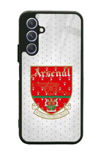 A24uyumlu   Retro Arsenal Tasarımlı Glossy Telefon Kılıfı