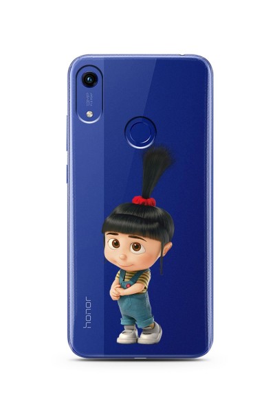 Agnes Tasarımlı Süper Şeffaf Silikon Telefon Kılıfı Huawei Honor 8a