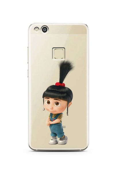 Agnes Tasarımlı Süper Şeffaf Silikon Telefon Kılıfı Huawei P10 Lite
