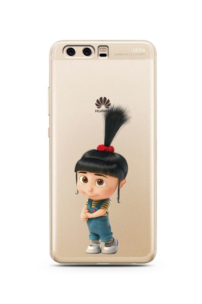 Agnes Tasarımlı Süper Şeffaf Silikon Telefon Kılıfı Huawei P10