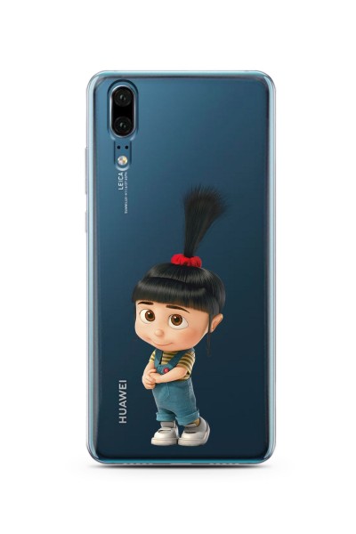 Agnes Tasarımlı Süper Şeffaf Silikon Telefon Kılıfı Huawei P20