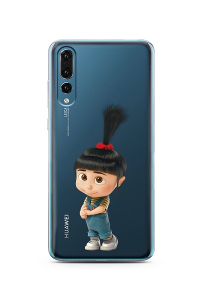 Agnes Tasarımlı Süper Şeffaf Silikon Telefon Kılıfı Huawei P20 Pro