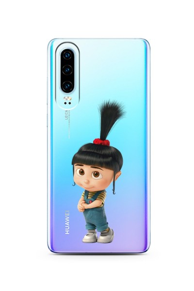 Agnes Tasarımlı Süper Şeffaf Silikon Telefon Kılıfı Huawei P30