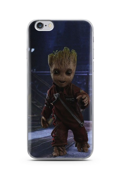 Baby Groot Tasarım Süper Şeffaf Silikon Telefon Kılıfı iPhone 6 Plus