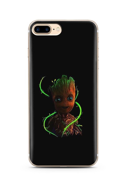 Baby Groot Tasarım Süper Şeffaf Silikon Telefon Kılıfı iPhone 7 Plus