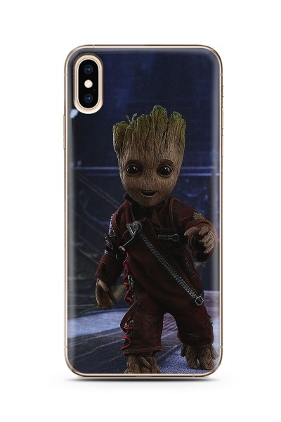 Baby Groot Tasarım Süper Şeffaf Silikon Telefon Kılıfı Iphone Xs Max