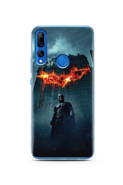 Batman Tasarım Süper Şeffaf Silikon Huawei Y9 Prime 2019 Telefon Kılıfı