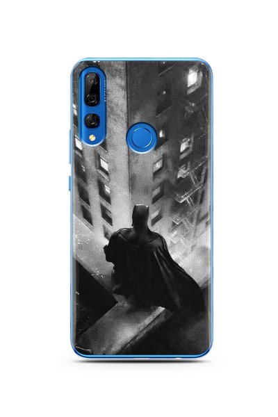 Batman Tasarım Süper Şeffaf Silikon Huawei Y9 Prime 2019 Telefon Kılıfı