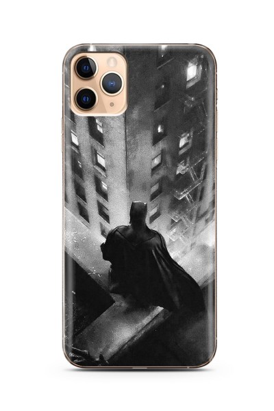 Batman Tasarım Süper Şeffaf Silikon Telefon iPhone 11 Pro Max Kılıfı