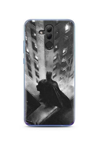 Batman Tasarım Süper Şeffaf Silikon Telefon Kılıfı Huawei Honor 20 Lite