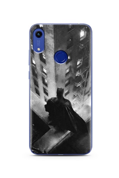 Batman Tasarım Süper Şeffaf Silikon Telefon Kılıfı Huawei Honor 8a