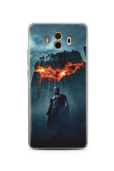 Batman Tasarım Süper Şeffaf Silikon Telefon Kılıfı Huawei Mate 10 Pro