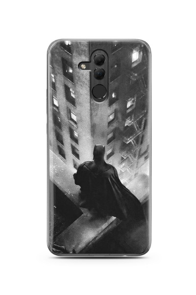 Batman Tasarım Süper Şeffaf Silikon Telefon Kılıfı Huawei Mate 20 Lite