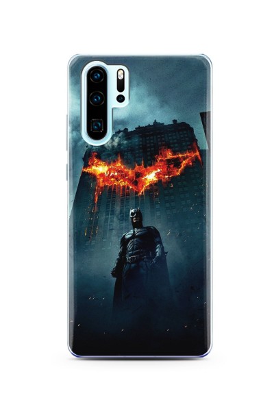 Batman Tasarım Süper Şeffaf Silikon Telefon Kılıfı Huawei P30 Pro