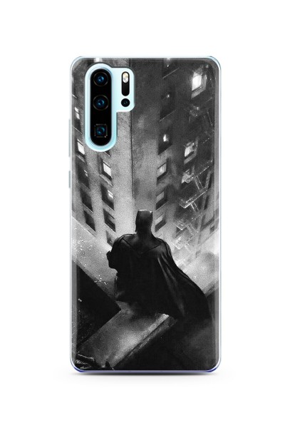 Batman Tasarım Süper Şeffaf Silikon Telefon Kılıfı Huawei P30 Pro