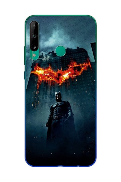 Batman Tasarım Süper Şeffaf Silikon Telefon Kılıfı Huawei P40 Lite E