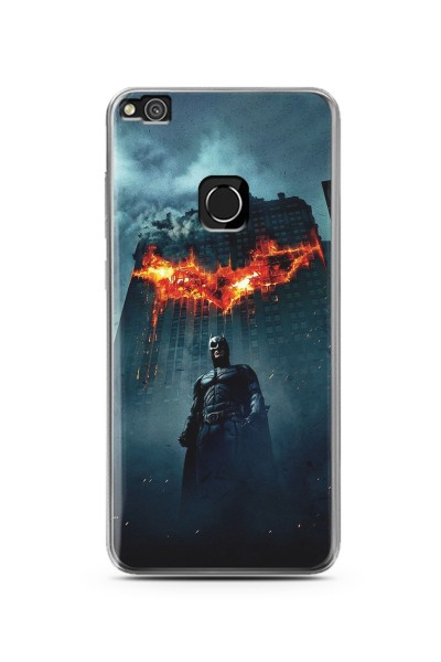 Batman Tasarım Süper Şeffaf Silikon Telefon Kılıfı Huawei P9 Lite 2017