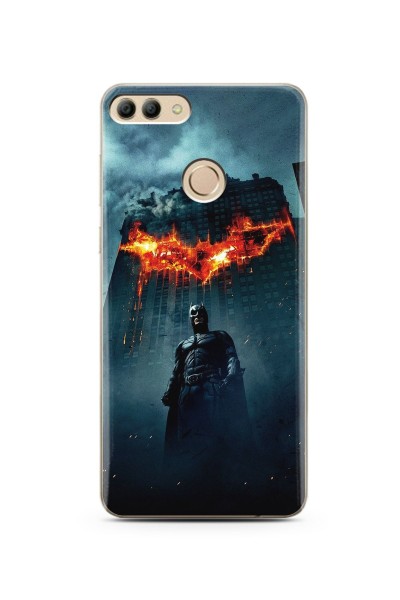 Batman Tasarım Süper Şeffaf Silikon Telefon Kılıfı Huawei Y9 2018