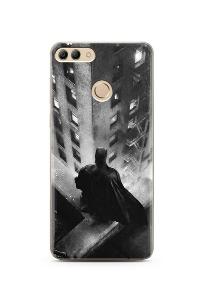 Batman Tasarım Süper Şeffaf Silikon Telefon Kılıfı Huawei Y9 2018