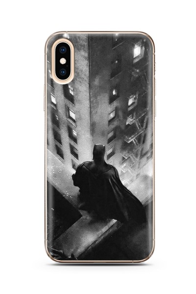 Batman Tasarım Süper Şeffaf Silikon Telefon Kılıfı iPhone X