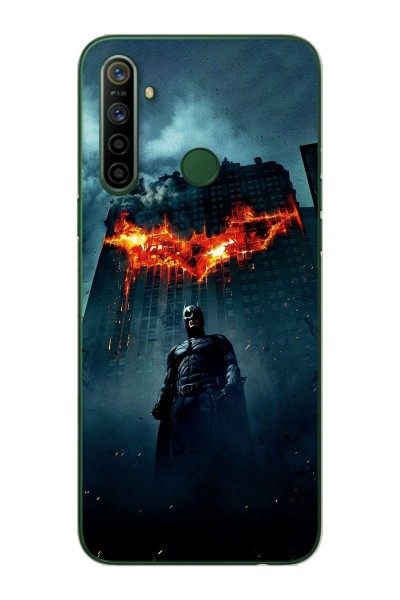 Batman Tasarım Süper Şeffaf Silikon Telefon Kılıfı Oppo Realmi 5i
