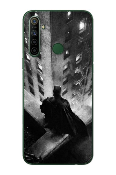Batman Tasarım Süper Şeffaf Silikon Telefon Kılıfı Oppo Realmi 5i