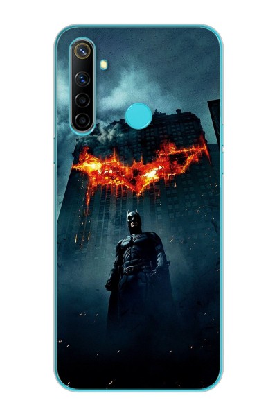 Batman Tasarım Süper Şeffaf Silikon Telefon Kılıfı Oppo Realmi 6i