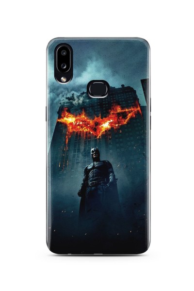 Batman Tasarım Süper Şeffaf Silikon Telefon Kılıfı Samsung A10s
