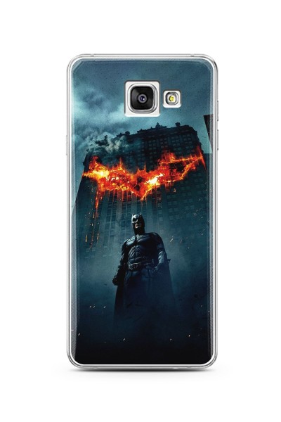 Batman Tasarım Süper Şeffaf Silikon Telefon Kılıfı Samsung A3 (2016)