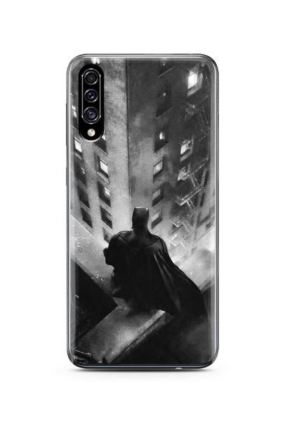 Batman Tasarım Süper Şeffaf Silikon Telefon Kılıfı Samsung A30s
