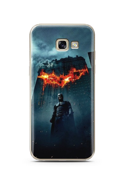 Batman Tasarım Süper Şeffaf Silikon Telefon Kılıfı Samsung A5 (2017)