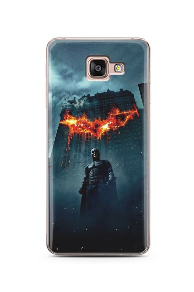 Batman Tasarım Süper Şeffaf Silikon Telefon Kılıfı Samsung A7 (2016)