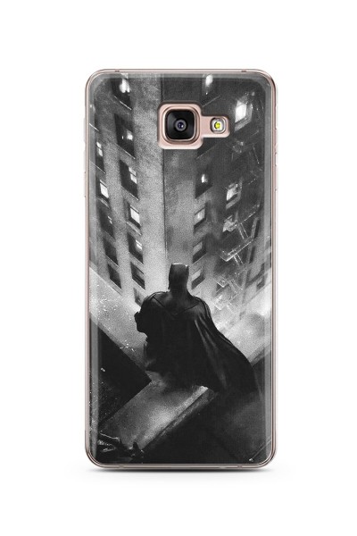 Batman Tasarım Süper Şeffaf Silikon Telefon Kılıfı Samsung A7 (2016)