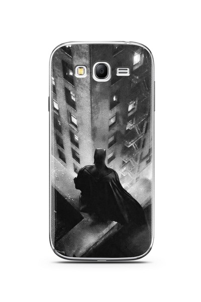 Batman Tasarım Süper Şeffaf Silikon Telefon Kılıfı Samsung Grand Neo