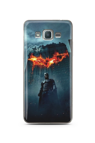 Batman Tasarım Süper Şeffaf Silikon Telefon Kılıfı Samsung J2 Prime
