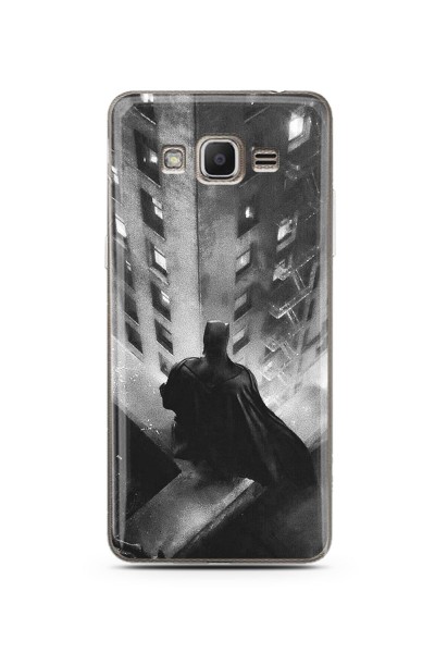 Batman Tasarım Süper Şeffaf Silikon Telefon Kılıfı Samsung J2 Prime