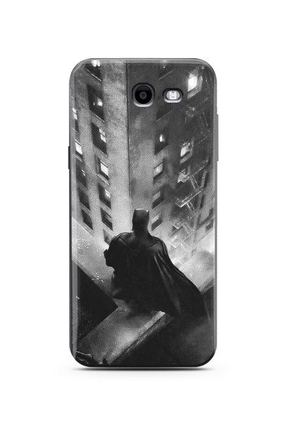 Batman Tasarım Süper Şeffaf Silikon Telefon Kılıfı Samsung J3 Prime