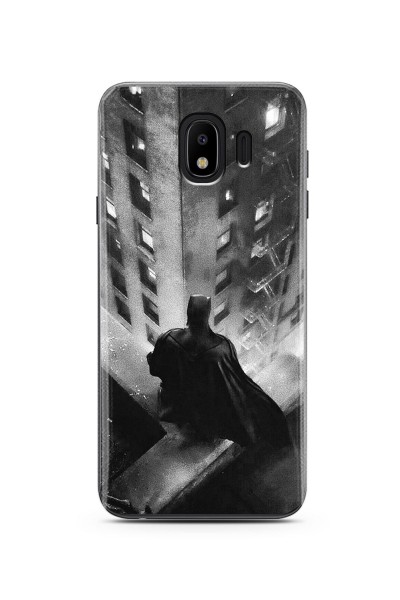 Batman Tasarım Süper Şeffaf Silikon Telefon Kılıfı Samsung J4 2018