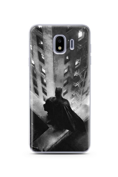 Batman Tasarım Süper Şeffaf Silikon Telefon Kılıfı Samsung J4
