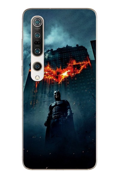 Batman Tasarım Süper Şeffaf Silikon Telefon Kılıfı Xiomai Mi10- Mi 10 Pro