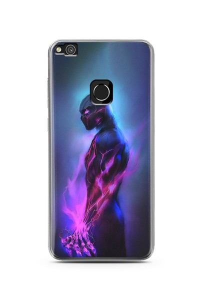 Black Panter Tasarım Süper Şeffaf Silikon Telefon Kılıfı Huawei P9 Lite 2017