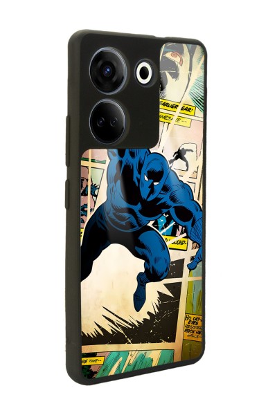 Camon 20 4G Black Panther Kara Panter Tasarımlı Glossy Telefon Kılıfı