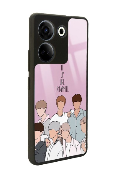 Camon 20 4G BTS K-Pop Tasarımlı Glossy Telefon Kılıfı