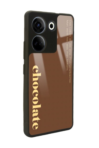 Camon 20 4G Choclate Tasarımlı Glossy Telefon Kılıfı