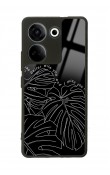 Camon 20 4G Dark Leaf Tasarımlı Glossy Telefon Kılıfı